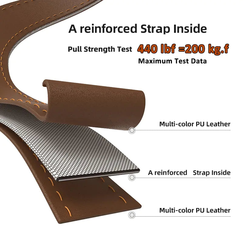 New Leather Airtag Dog Collar Pet Adjustable Collar