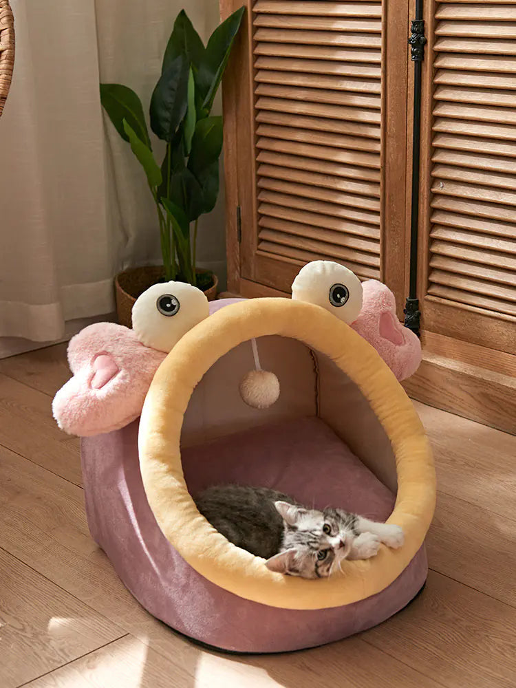 Universal Four Seasons Cat House Bed - Removable & Washable